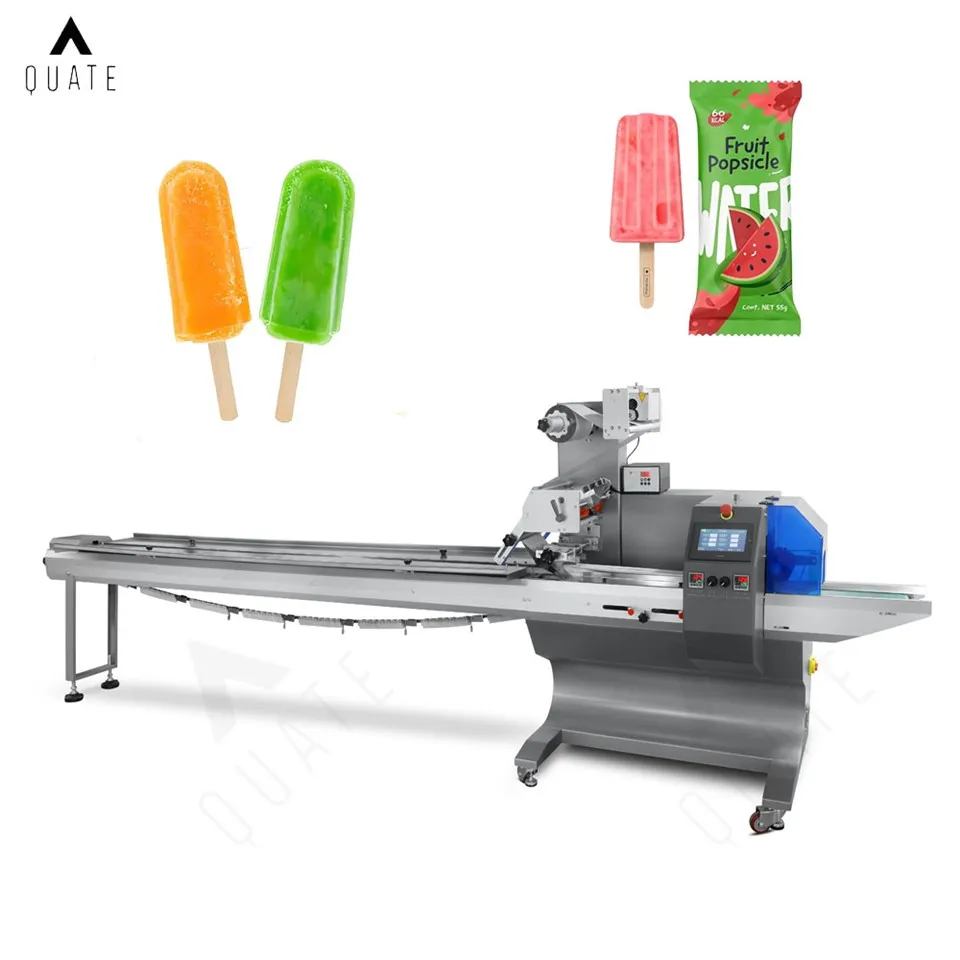 Horizontāla spilvenu iesaiņošanas mašīna